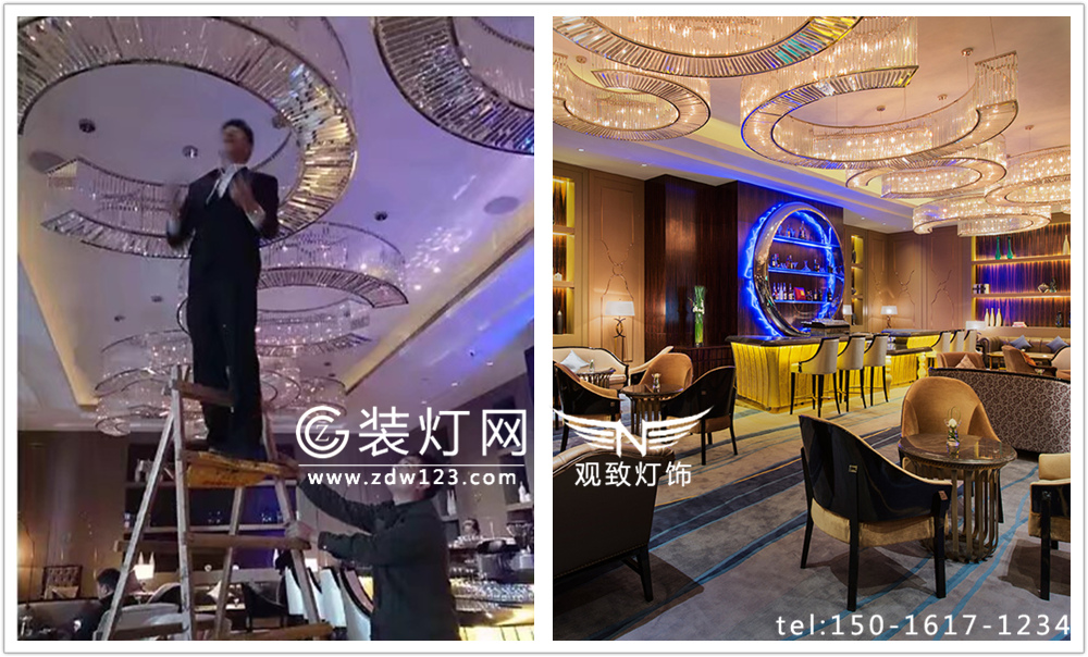 南昌万达酒店灯具安装工程