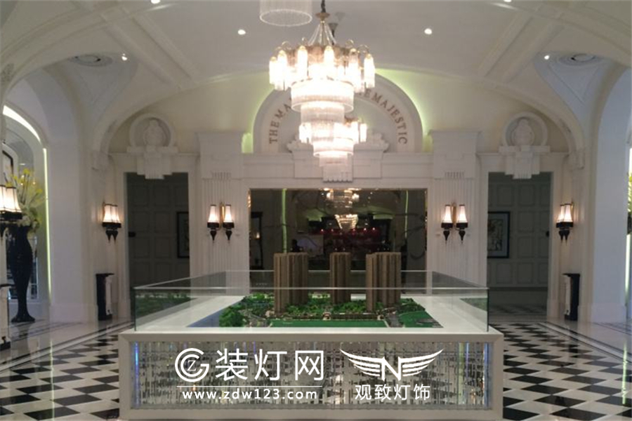 佛山万锦熙岸售楼部水晶灯
